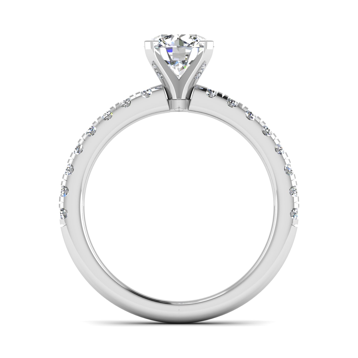 Korman Signature Saige Pave Engagement Ring Setting